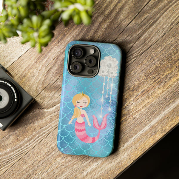 iPhone Case Tough Cases - Celestial Stars # 103 Mermaid