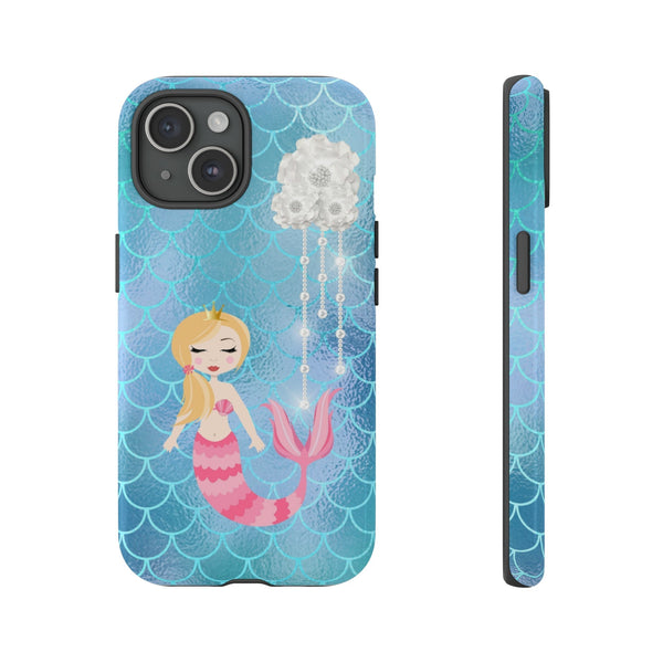 iPhone Case Tough Cases - Celestial Stars # 103 Mermaid