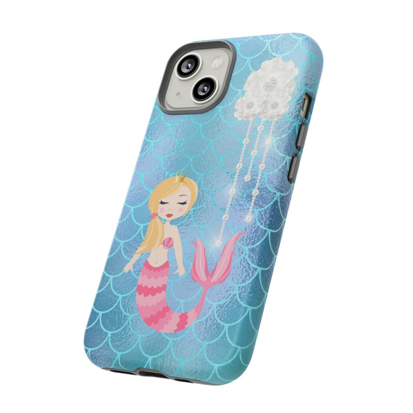 iPhone Case Tough Cases - Celestial Stars # 103 Mermaid