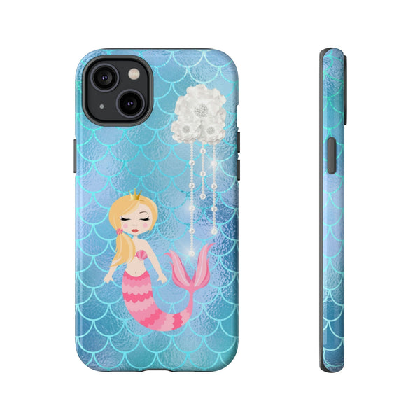 iPhone Case Tough Cases - Celestial Stars # 103 Mermaid