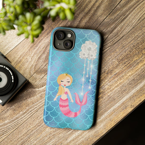 iPhone Case Tough Cases - Celestial Stars # 103 Mermaid