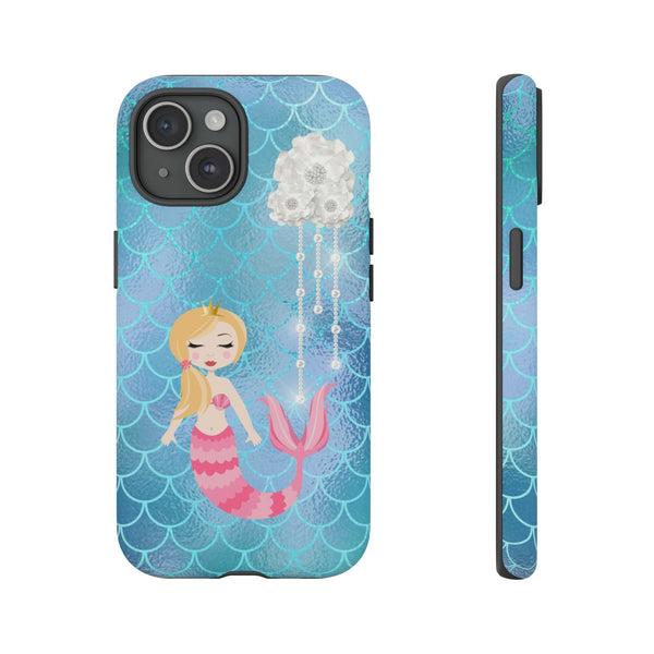 iPhone Case Tough Cases - Celestial Stars # 103 Mermaid