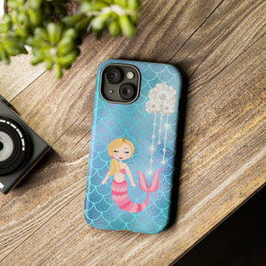 iPhone Case Tough Cases - Celestial Stars # 103 Mermaid