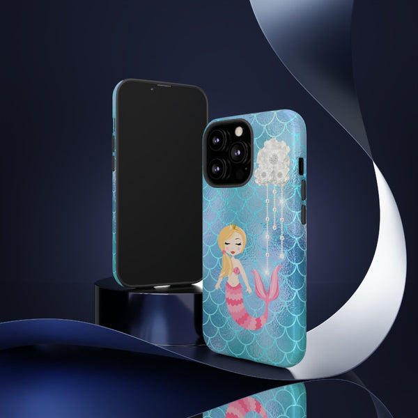 iPhone Case Tough Cases - Celestial Stars # 103 Mermaid