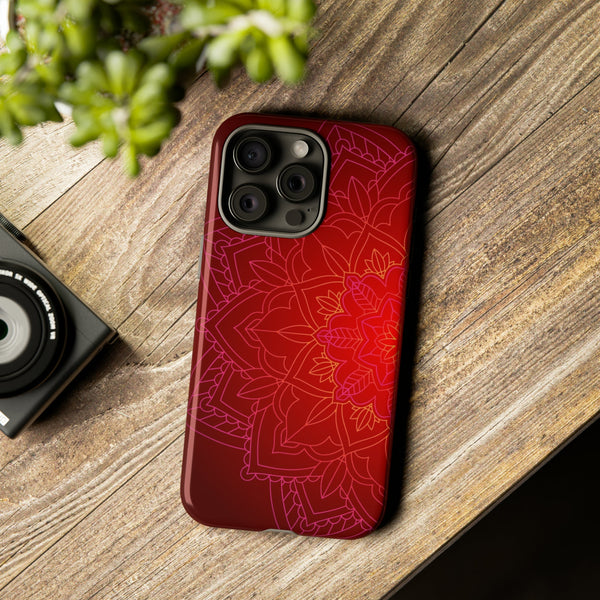 iPhone Case Tough Cases - Red Mandala | iPhone Casing