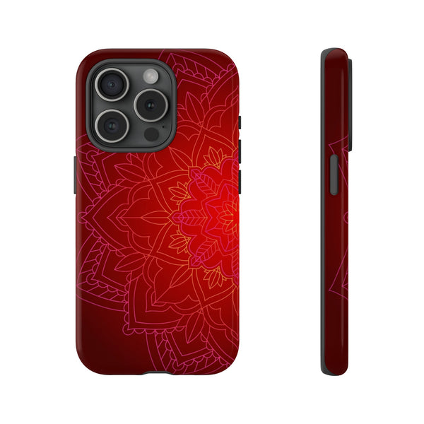 iPhone Case Tough Cases - Red Mandala | iPhone Casing