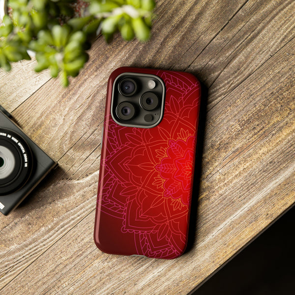 iPhone Case Tough Cases - Red Mandala | iPhone Casing