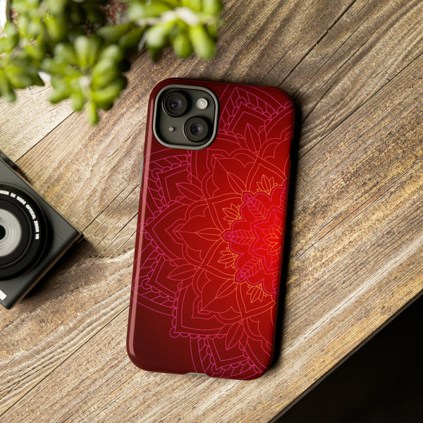 iPhone Case Tough Cases - Red Mandala | iPhone Casing