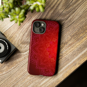 iPhone Case Tough Cases - Red Mandala | iPhone Casing