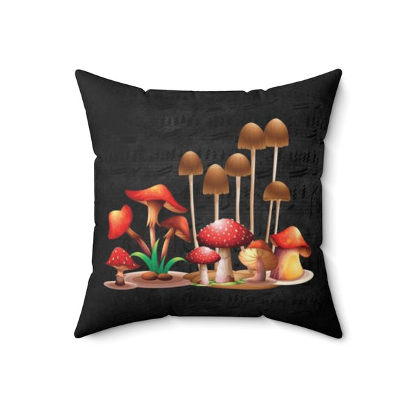 Pillow Cover - Mushroom #102 Grunge Music Sheet | Birthday