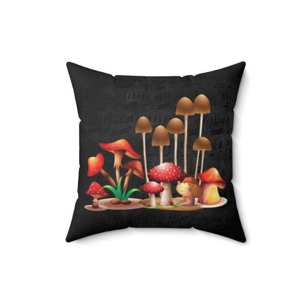 Pillow Cover - Mushroom #102 Grunge Music Sheet | Birthday