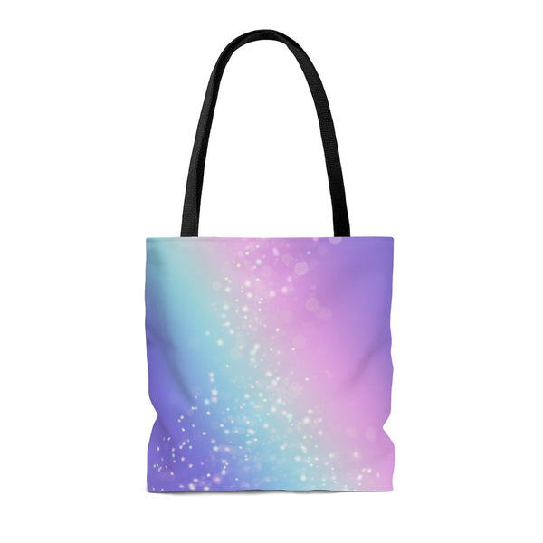 Premium Polyester Tote Bag - Bokeh Star Effect #101