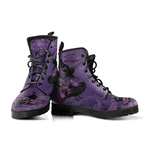 Purple Boots - Edgar Allan Poe Inspired #109 The Raven