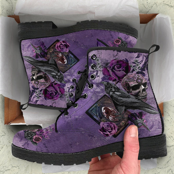 Purple Boots - Edgar Allan Poe Inspired #109 The Raven