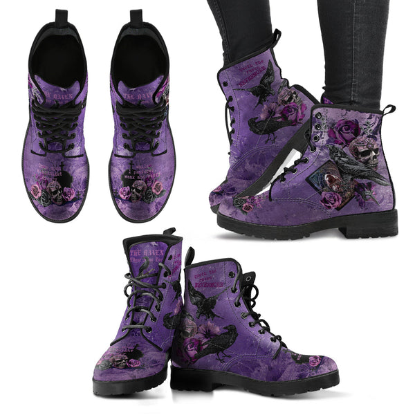 Purple Boots - Edgar Allan Poe Inspired #109 The Raven