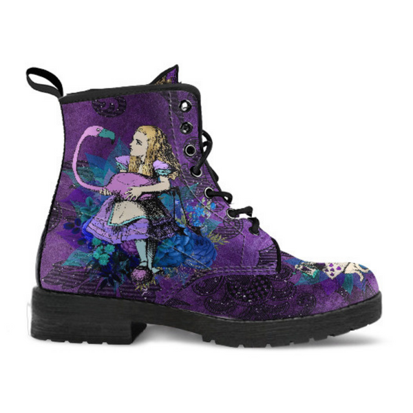 Purple Boots for Women Alice in Wonderland Gifts #21 Series
