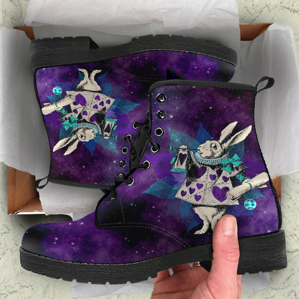 Purple Boots for Women Alice in Wonderland Gifts #25 Purple