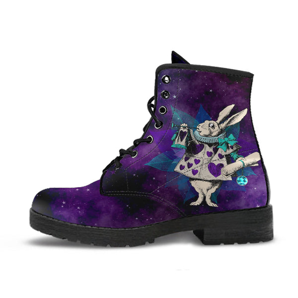 Purple Boots for Women Alice in Wonderland Gifts #25 Purple