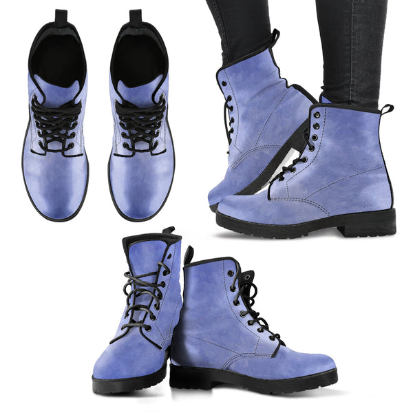 Purple Boots - Purple Pattern | Combat Boots Boho Shoes