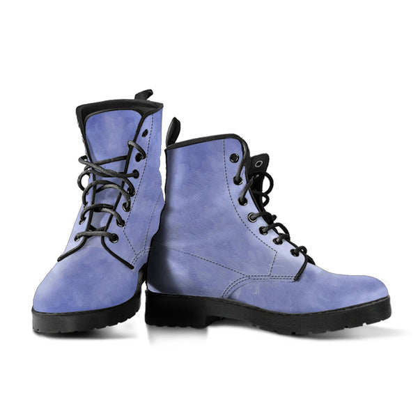 Purple Boots - Purple Pattern | Combat Boots Boho Shoes