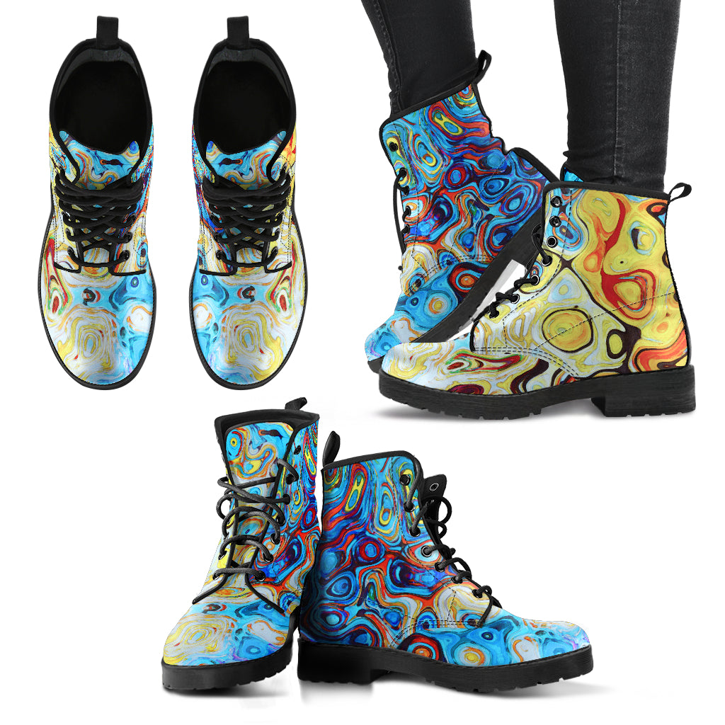 Women’s Leather Boots Burst of Color | ACES INFINITY