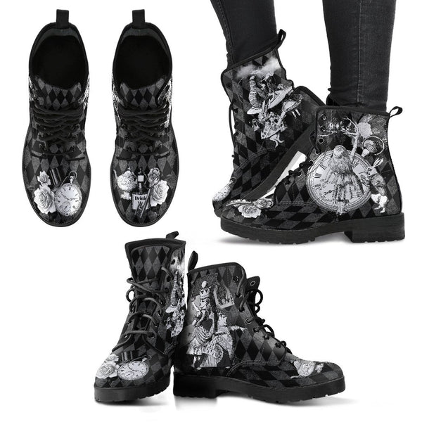 Black Combat Boots - Alice in Wonderland Gifts #62 Classic