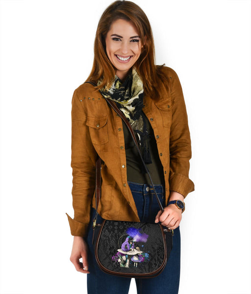Canvas Saddle Bag - Alice in Wonderland Gifts #23 Purple 