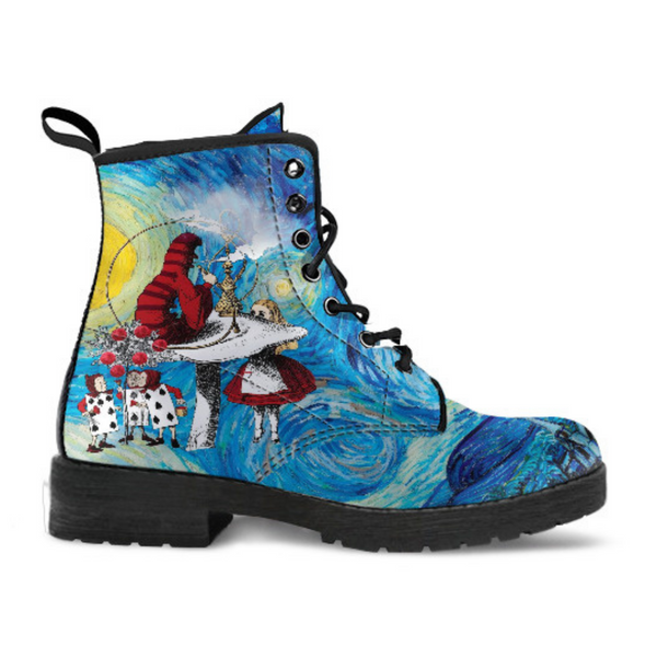 Alice in Wonderland Boots - Alice in Starry Night #101 Red