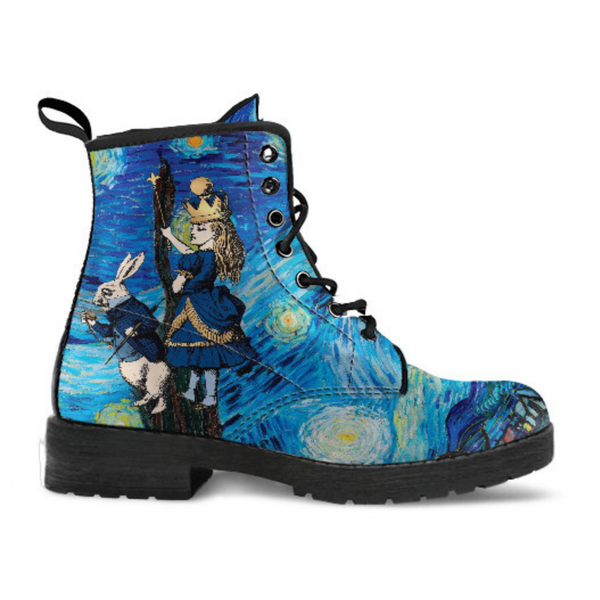 Alice in Wonderland Boots - Alice in Starry Night #102 Navy