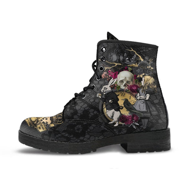 Combat Boots - Alice in Wonderland Gifts #101 Goth Series | 