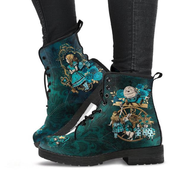 Combat Boots - Alice in Wonderland Gifts #104 Green Series |