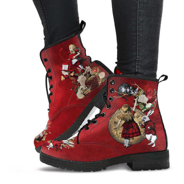 Combat Boots - Alice in Wonderland Gifts #113 Red Series