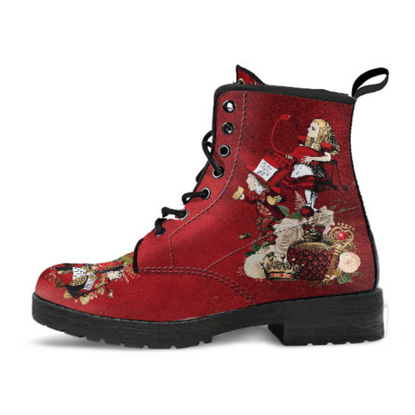 Combat Boots - Alice in Wonderland Gifts #113 Red Series