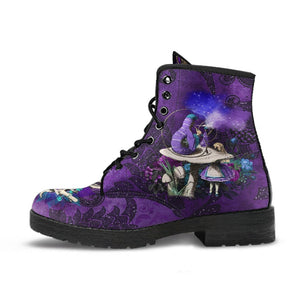 Purple Boots for Women Alice in Wonderland Gifts #21 Purple