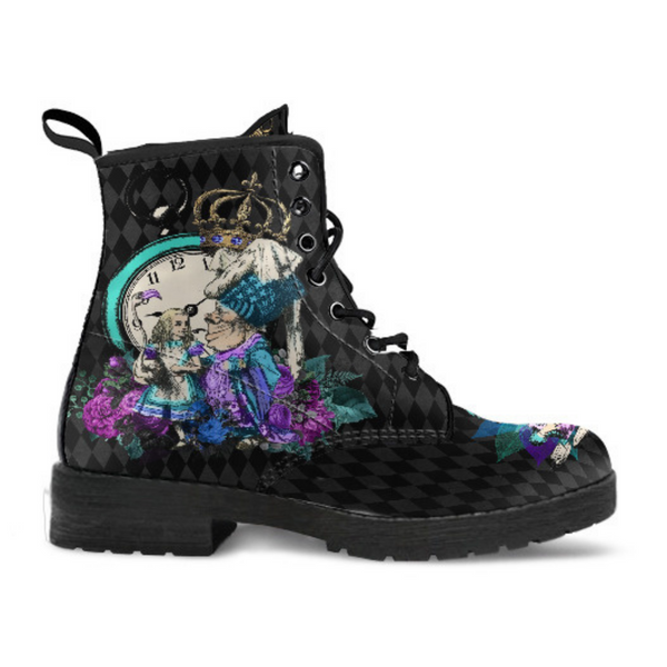 Alice in Wonderland Gifts #24 Purple Series | Combat Boots