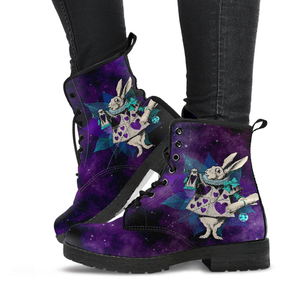 Purple Boots for Women Alice in Wonderland Gifts #25 Purple