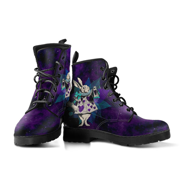 Purple Boots for Women Alice in Wonderland Gifts #25 Purple