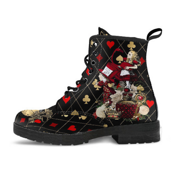 Combat Boots - Alice in Wonderland Gifts #32 Red Series