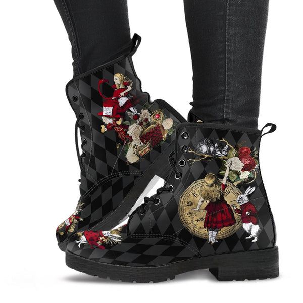 Combat Boots-Alice in Wonderland Gifts 33 Red Series 