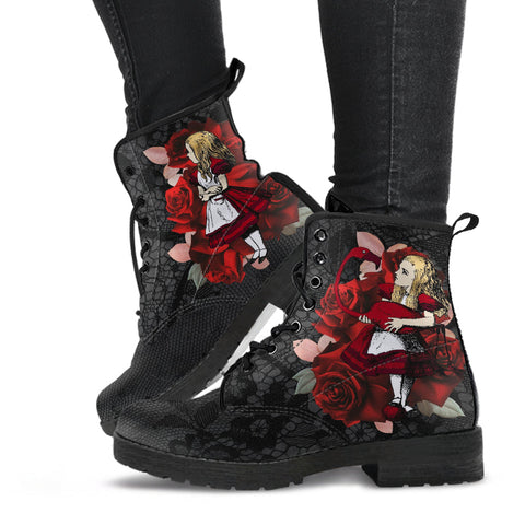 Combat Boots - Alice in Wonderland Gifts #35 Red Series