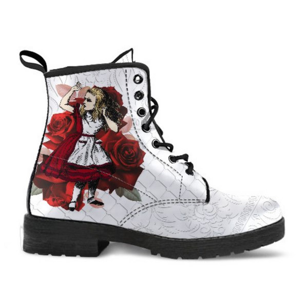 Combat Boots - Alice in Wonderland Gifts #36 Red Series Red