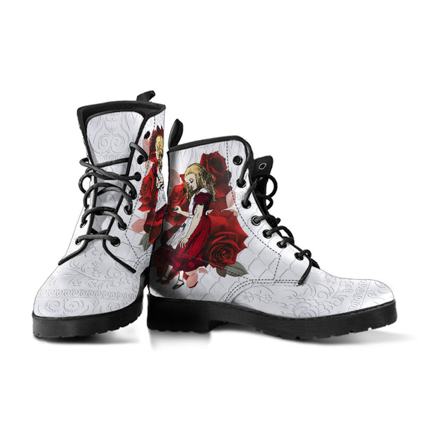 Combat Boots - Alice in Wonderland Gifts #36 Red Series Red