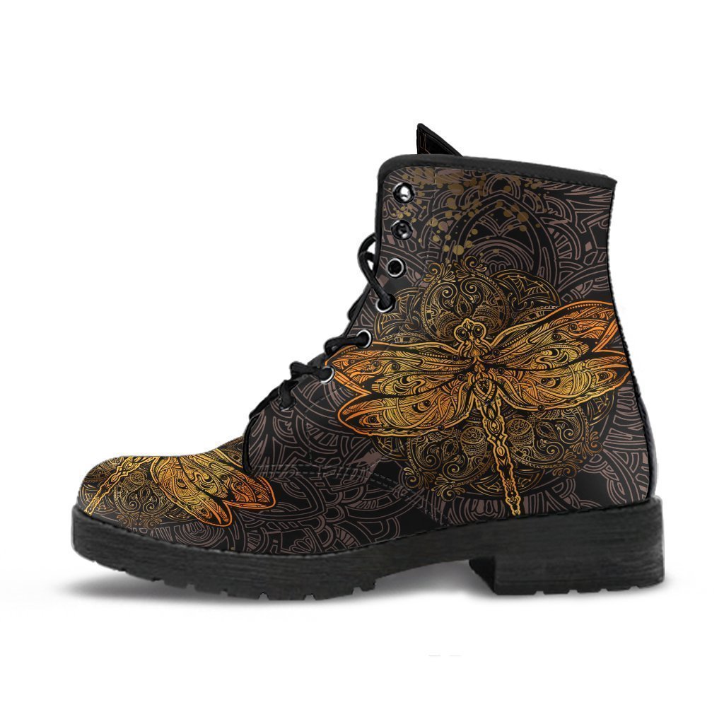 Combat Boots - Dragonfly | Vegan Lace Up Boots Women’s Boots