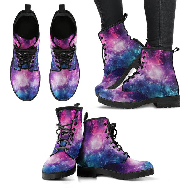 Combat Boots for Women - Galaxy Women’s Leather Boots