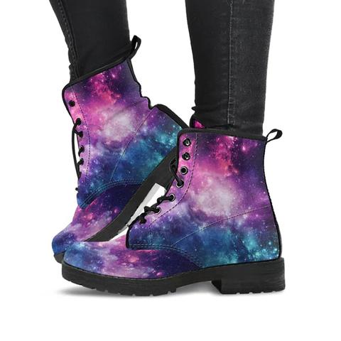 Combat Boots for Women - Galaxy Women’s Leather Boots