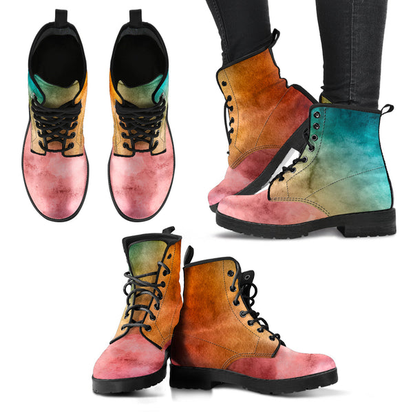 Combat Boots for Women - Grunge P11 | Unique Custom Faux