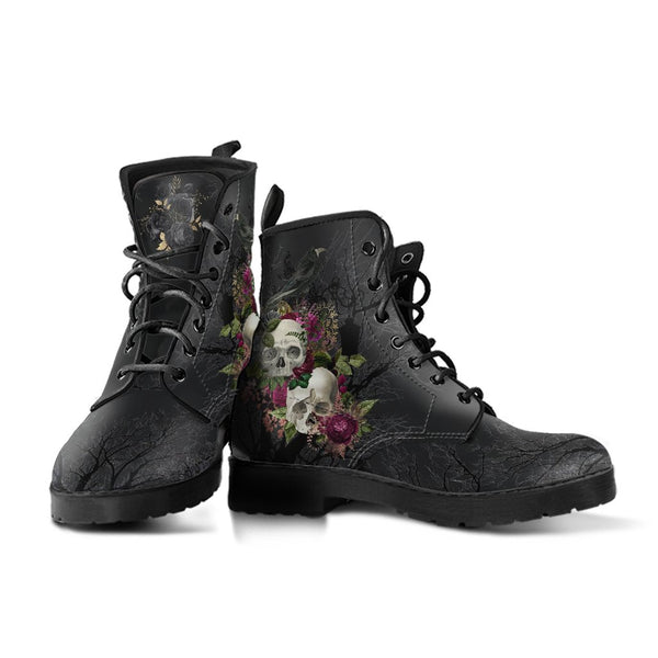 Combat Boots - Goth Shoes #23 Twigs | ACES INFINITY