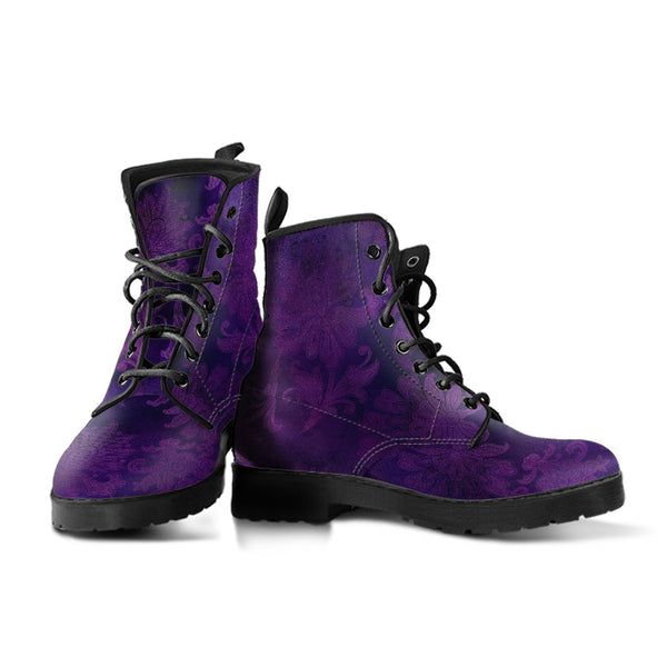 Purple Boots - Grunge Purple #102 | Combat Boots for Women