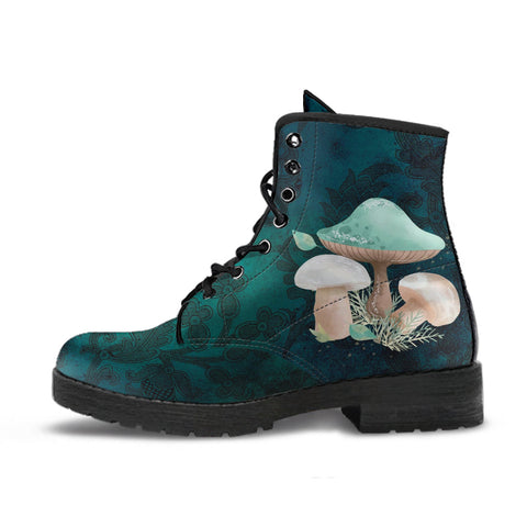 Combat Boots - Mushroom Boots #101 | Mushroom Gift Birthday