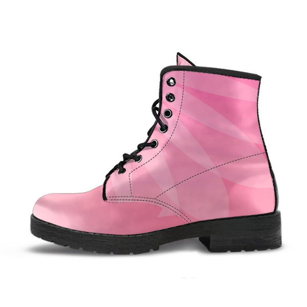 Combat Boots - Shades in Sweet Pink | Boho Shoes Handmade 